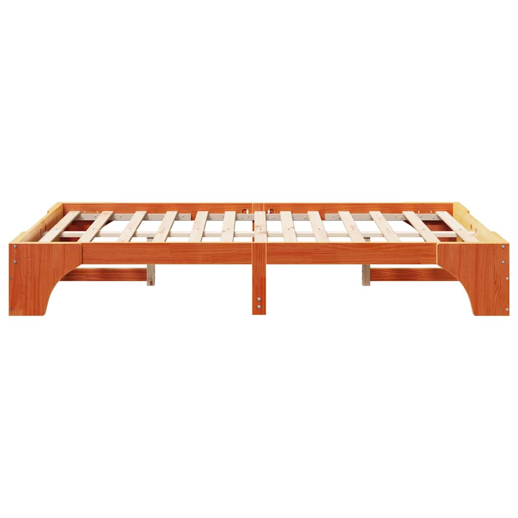 Bedframe Wasbruin 120 x 190 cm Massief grenenhout is nu te koop bij PeponiXL, paradijselijk wonen!