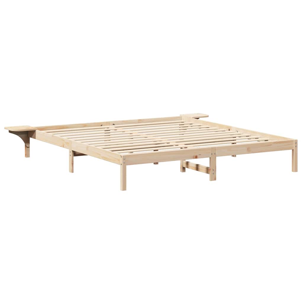 Bedframe Naturel 200 x 200 cm Massief grenenhout is nu te koop bij PeponiXL, paradijselijk wonen!