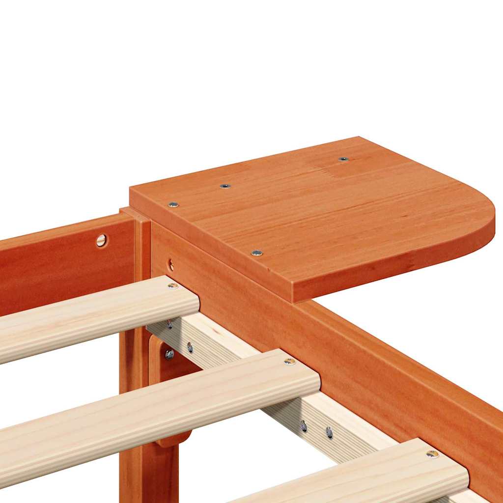 Bedframe Wasbruin 200 x 200 cm Massief grenenhout is nu te koop bij PeponiXL, paradijselijk wonen!