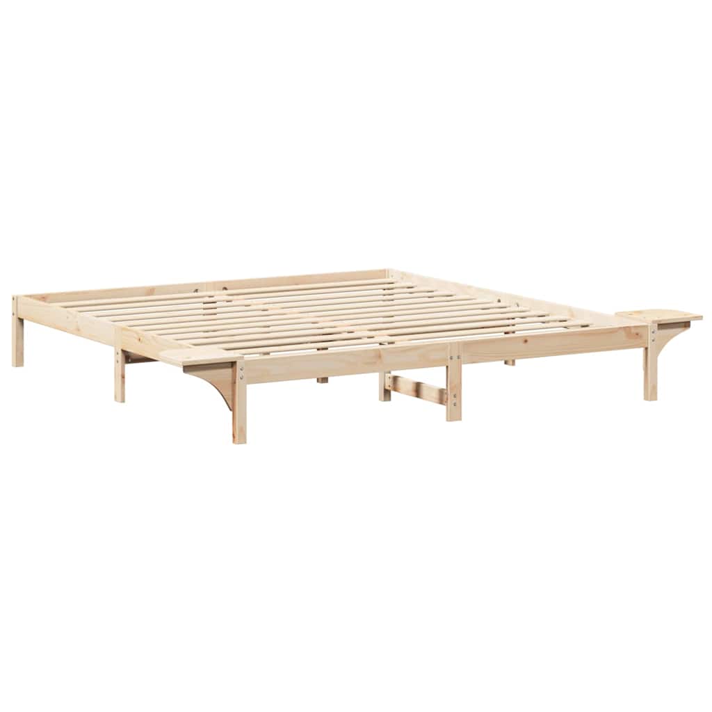 Bedframe Naturel 180 x 200 cm Massief grenenhout is nu te koop bij PeponiXL, paradijselijk wonen!