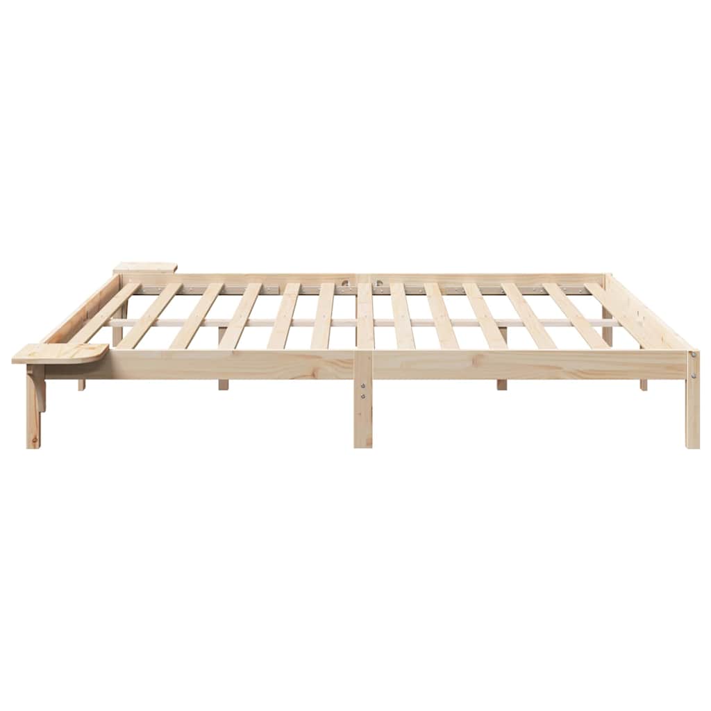 Bedframe Naturel 180 x 200 cm Massief grenenhout is nu te koop bij PeponiXL, paradijselijk wonen!