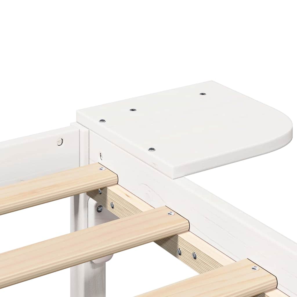 Bedframe Wit 180 x 200 cm Massief grenenhout is nu te koop bij PeponiXL, paradijselijk wonen!