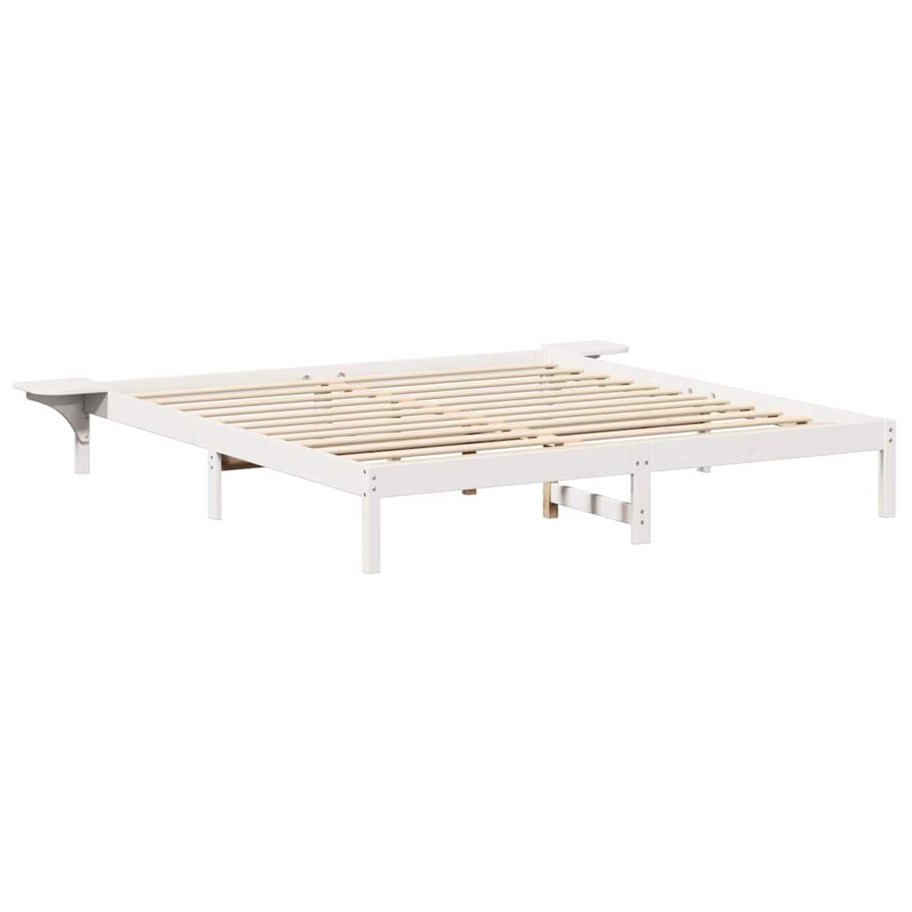 Bedframe Wit 180 x 200 cm Massief grenenhout is nu te koop bij PeponiXL, paradijselijk wonen!