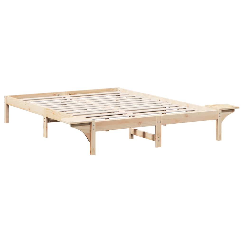Bedframe Naturel 160 x 200 cm Massief grenenhout is nu te koop bij PeponiXL, paradijselijk wonen!