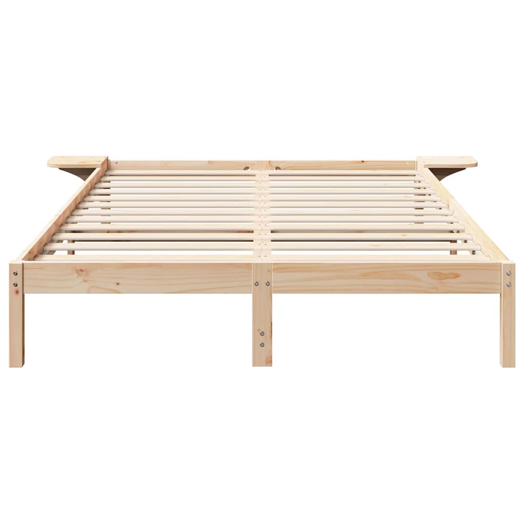 Bedframe Naturel 160 x 200 cm Massief grenenhout is nu te koop bij PeponiXL, paradijselijk wonen!
