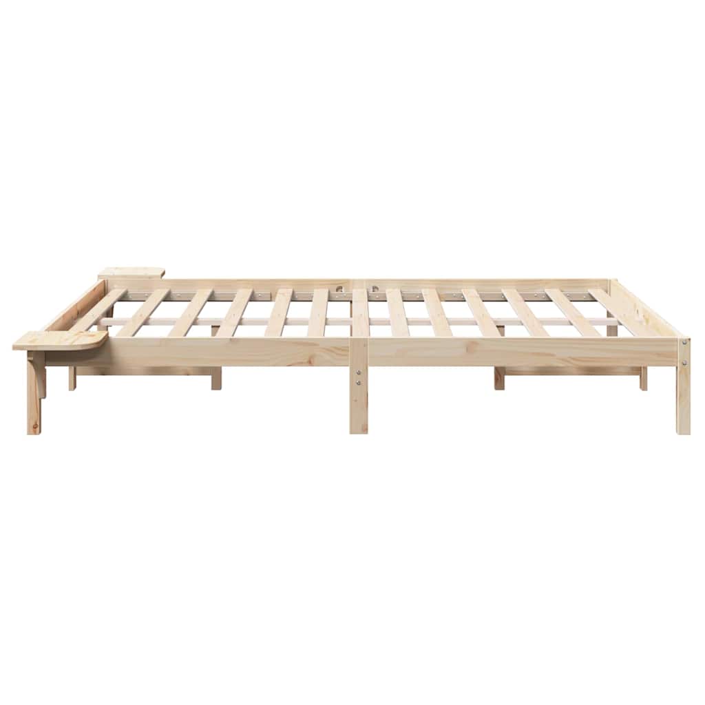 Bedframe Naturel 160 x 200 cm Massief grenenhout is nu te koop bij PeponiXL, paradijselijk wonen!
