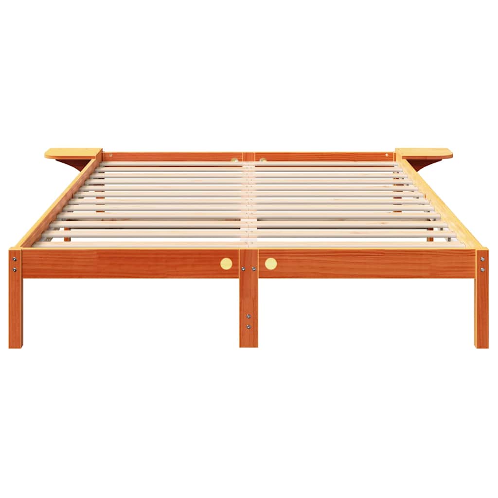 Bedframe Wasbruin 160 x 200 cm Massief grenenhout is nu te koop bij PeponiXL, paradijselijk wonen!