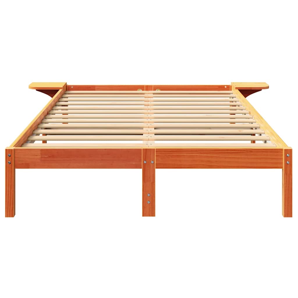 Bedframe Wasbruin 120 x 200 cm Massief grenenhout is nu te koop bij PeponiXL, paradijselijk wonen!
