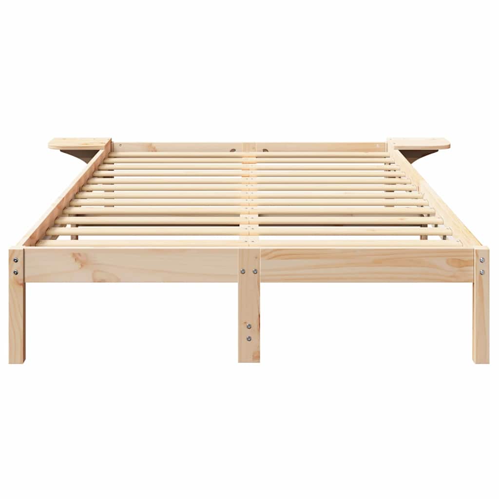 Bedframe Naturel 140 x 190 cm Massief grenenhout is nu te koop bij PeponiXL, paradijselijk wonen!