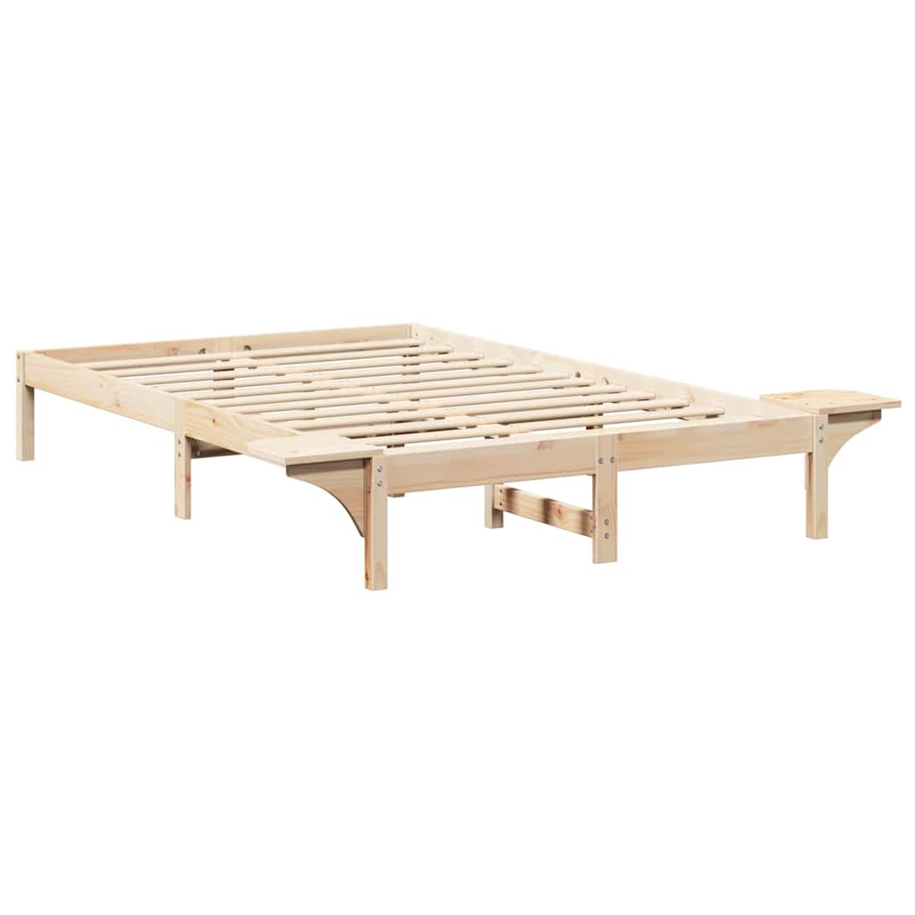 Bedframe Naturel 135 x 190 cm Massief grenenhout is nu te koop bij PeponiXL, paradijselijk wonen!