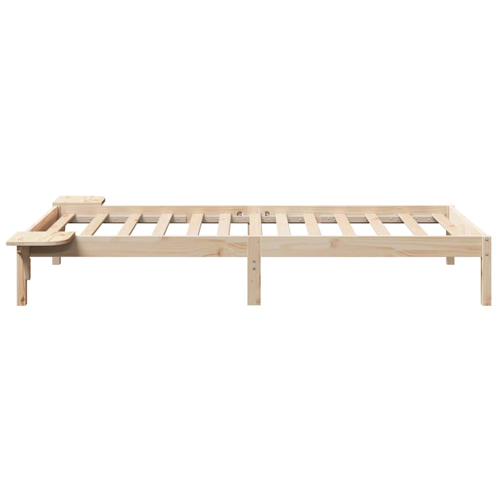 Bedframe Naturel 100 x 200 cm Massief grenenhout is nu te koop bij PeponiXL, paradijselijk wonen!