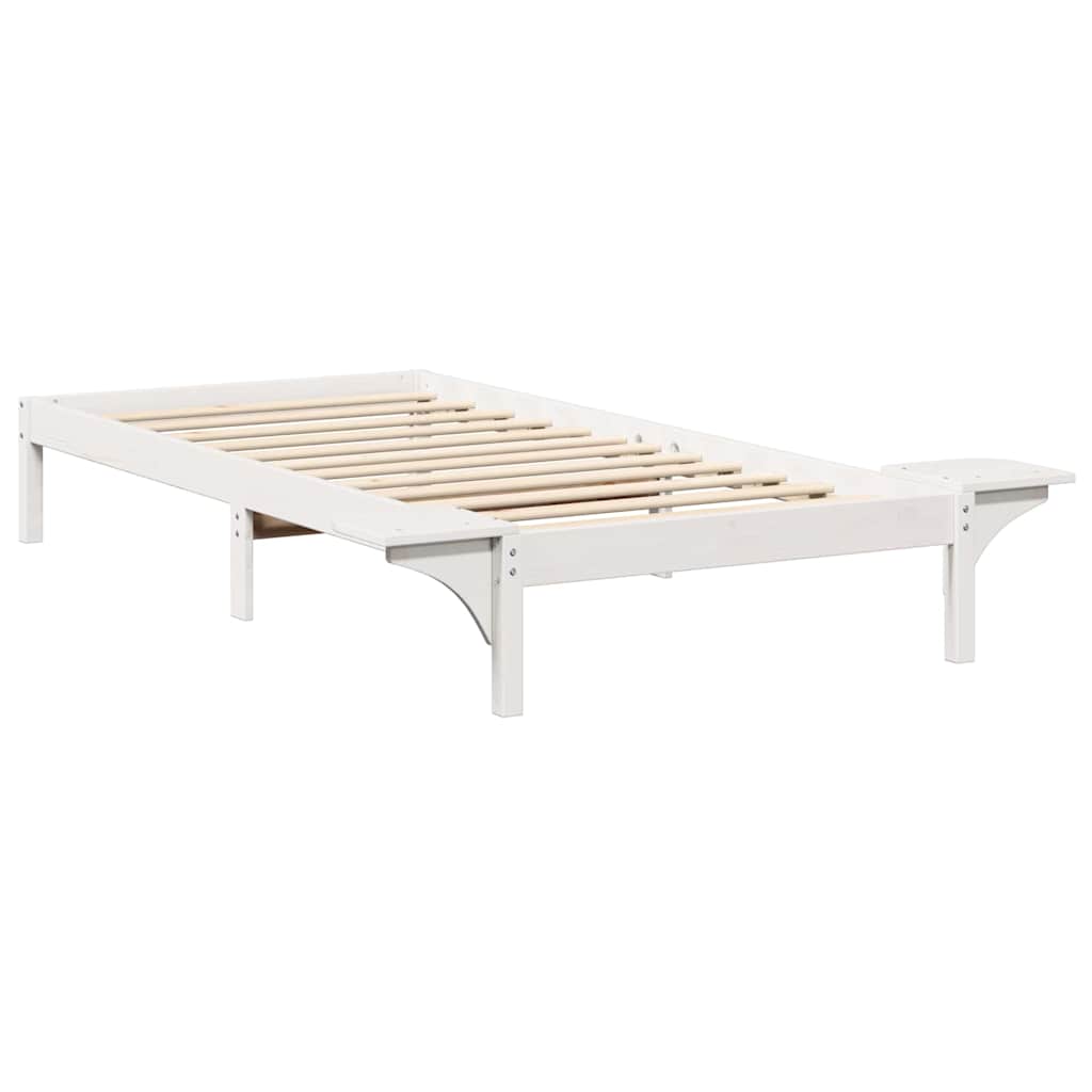 Bedframe Wit 80 x 200 cm Massief grenenhout is nu te koop bij PeponiXL, paradijselijk wonen!