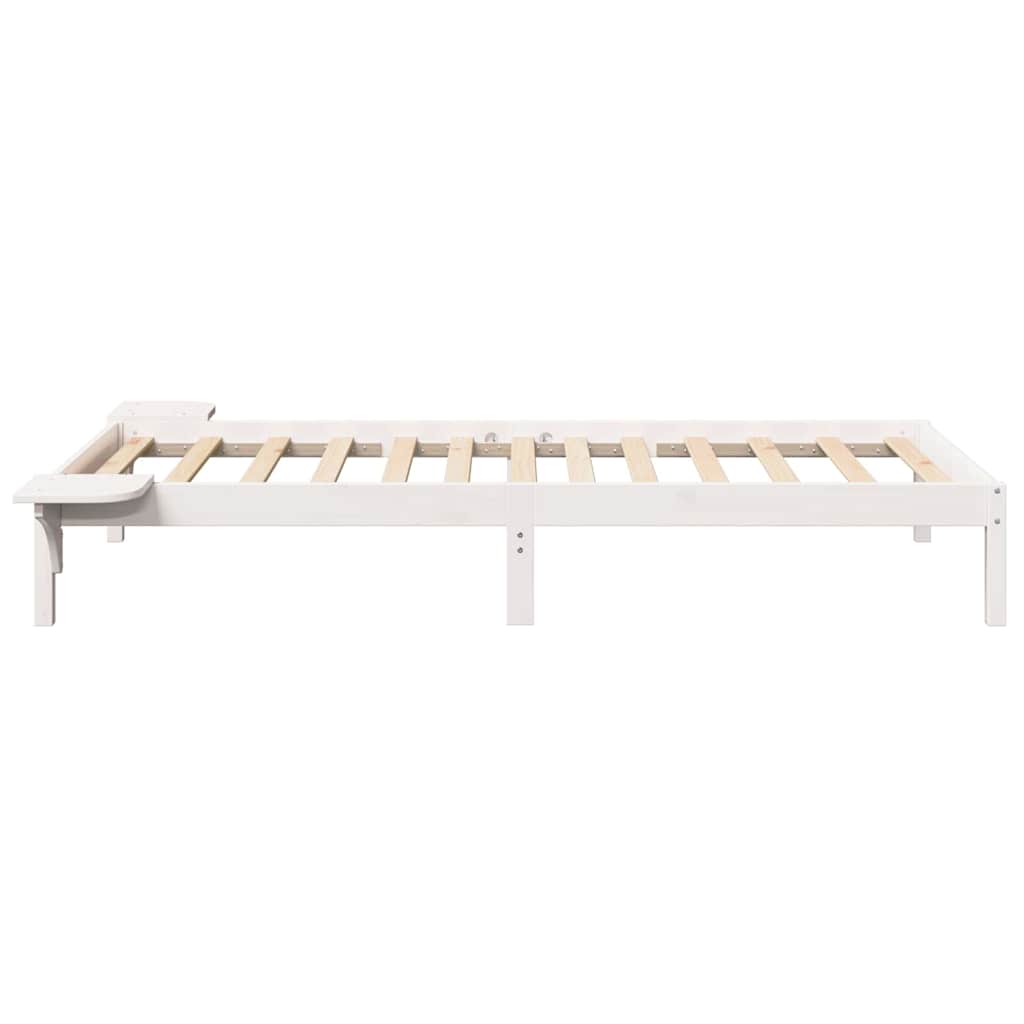 Bedframe Wit 80 x 200 cm Massief grenenhout is nu te koop bij PeponiXL, paradijselijk wonen!