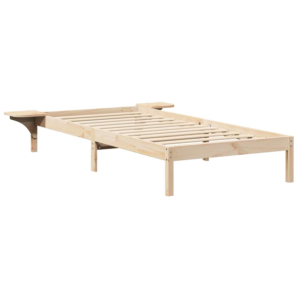 Bedframe Naturel 75 x 190 cm Massief grenenhout is nu te koop bij PeponiXL, paradijselijk wonen!