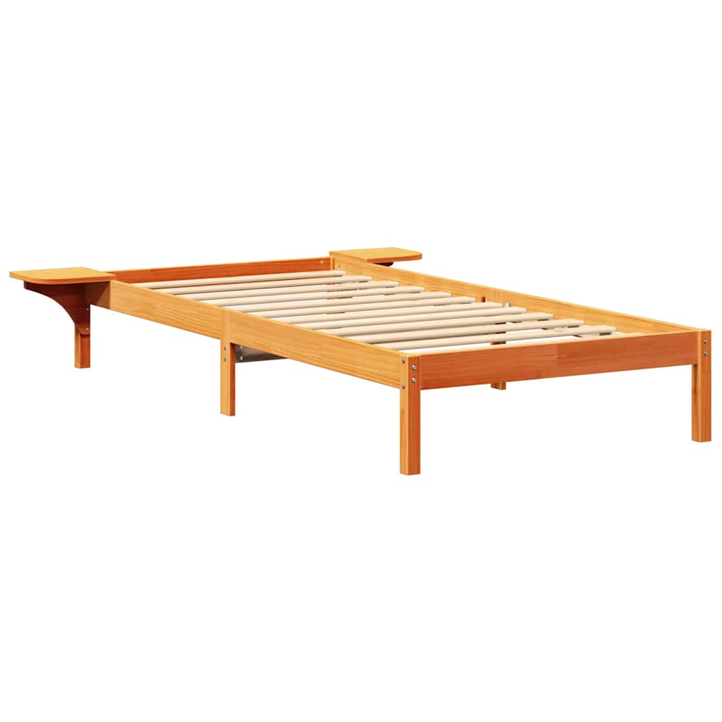 Bedframe Wasbruin 75 x 190 cm Massief grenenhout is nu te koop bij PeponiXL, paradijselijk wonen!