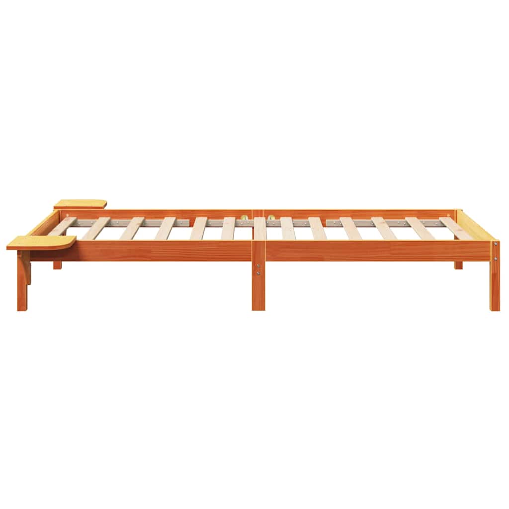 Bedframe Wasbruin 75 x 190 cm Massief grenenhout is nu te koop bij PeponiXL, paradijselijk wonen!