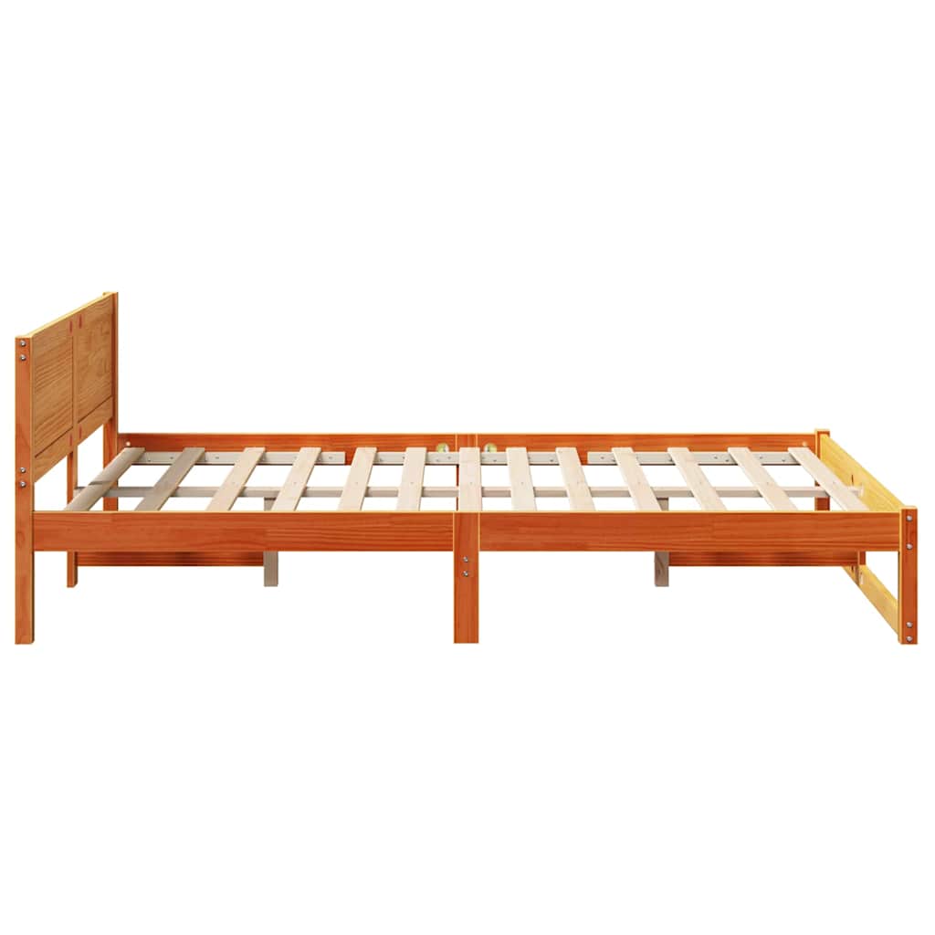 Bedframe Wasbruin 120 x 190 cm Massief grenenhout is nu te koop bij PeponiXL, paradijselijk wonen!