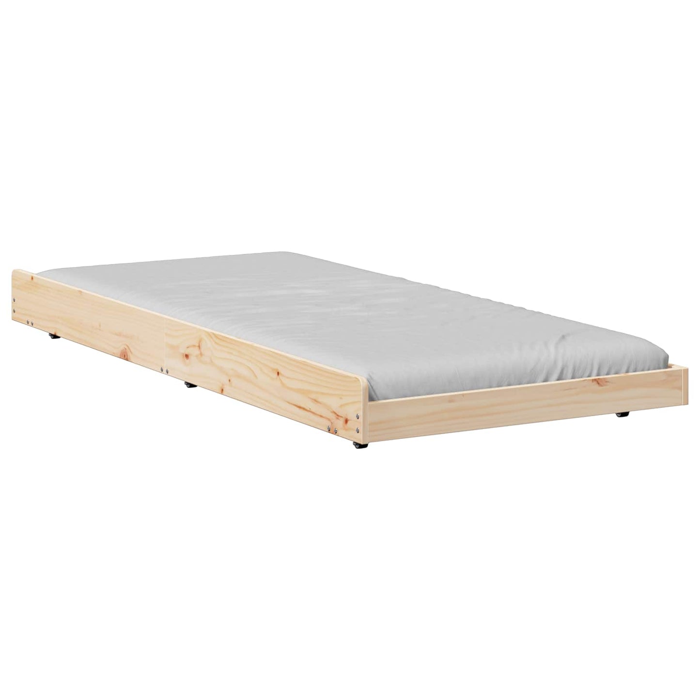 Bedframe Naturel 75 x 190 cm Massief grenenhout is nu te koop bij PeponiXL, paradijselijk wonen!