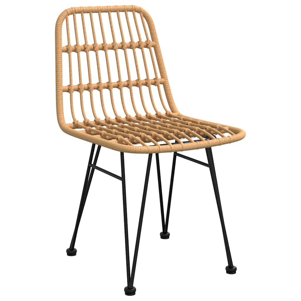 Tuin eettafelset 7 pcs Bruin Gepoedercoat staal is nu te koop bij PeponiXL, paradijselijk wonen!