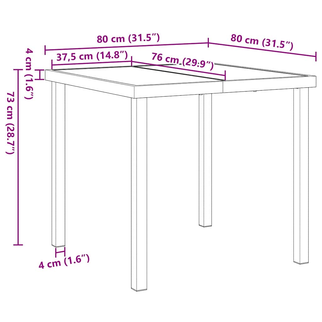Tuin eettafelset met kussen 3 pcs Zwart poly rattan is nu te koop bij PeponiXL, paradijselijk wonen!