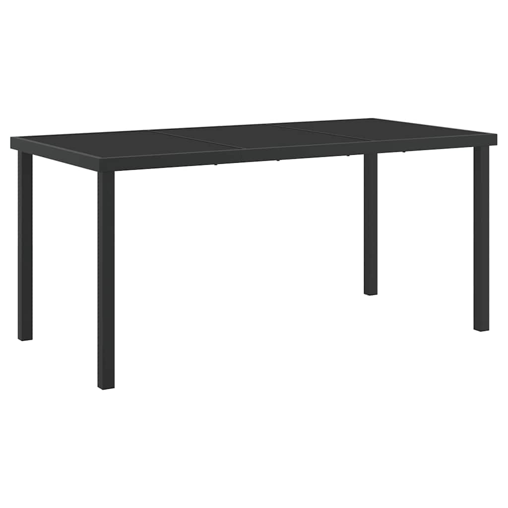 Tuin eettafelset met kussen 7 pcs Grijs en zwart Rattan is nu te koop bij PeponiXL, paradijselijk wonen!