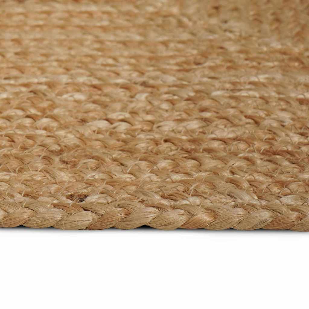 Gebied Tapijt Beige 240 x 240 cm Jute is nu te koop bij PeponiXL, paradijselijk wonen!