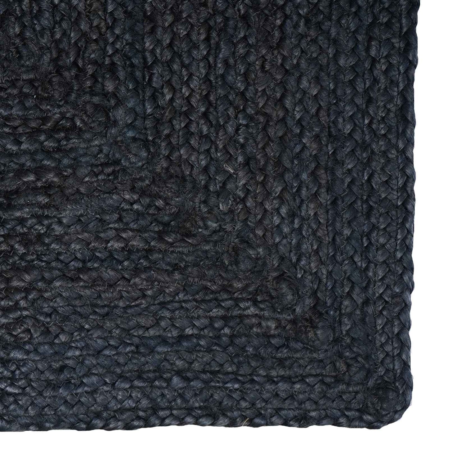 Vloerkleden Rechthoekig Donkergrijs 80 x 200 cm Jute