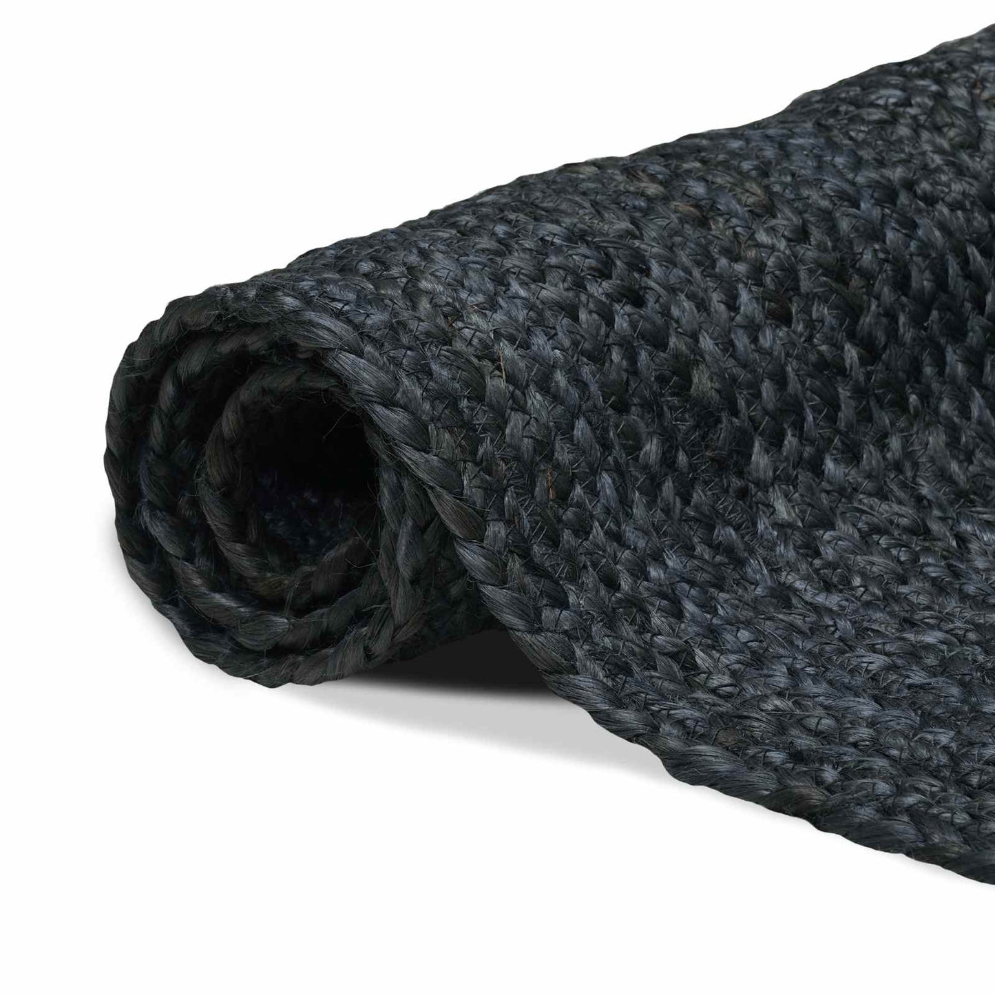 Vloerkleden Rechthoekig Donkergrijs 80 x 300 cm Jute