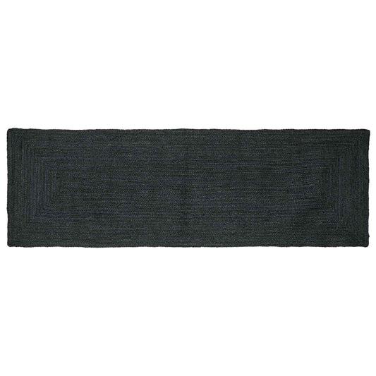 Vloerkleden Rechthoekig Donkergrijs 80 x 300 cm Jute is nu te koop bij PeponiXL, paradijselijk wonen!