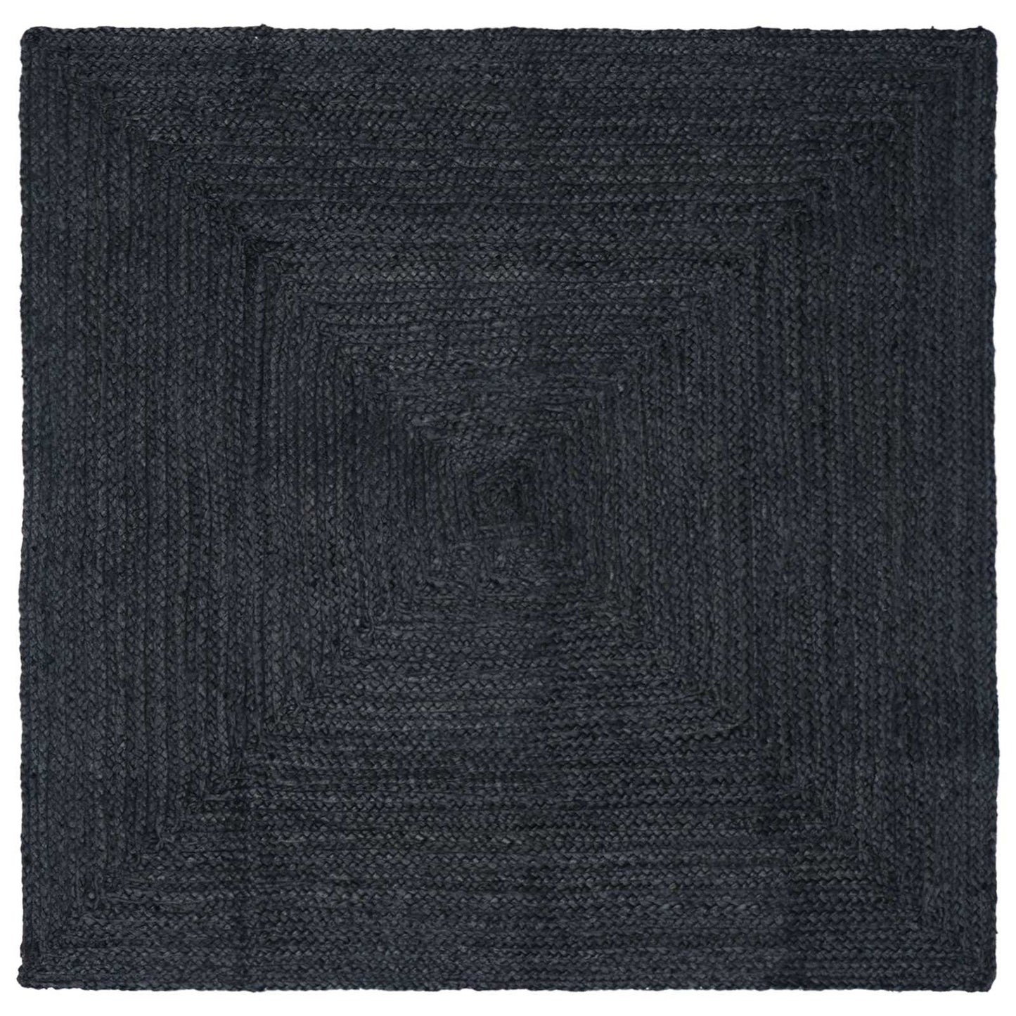 Vloerkleden Rechthoekig Donkergrijs 120 x 120 cm Jute