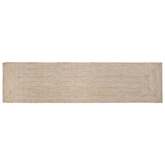 Vloerkleden Rechthoekig Natuurlijk en Wit 60 x 400 cm Jute is nu te koop bij PeponiXL, paradijselijk wonen!
