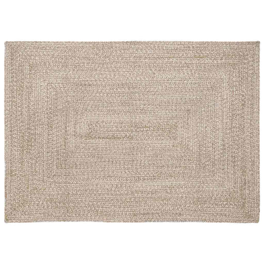 Vloerkleden Rechthoekig Natuurlijk en Wit 140 x 200 cm Jute is nu te koop bij PeponiXL, paradijselijk wonen!
