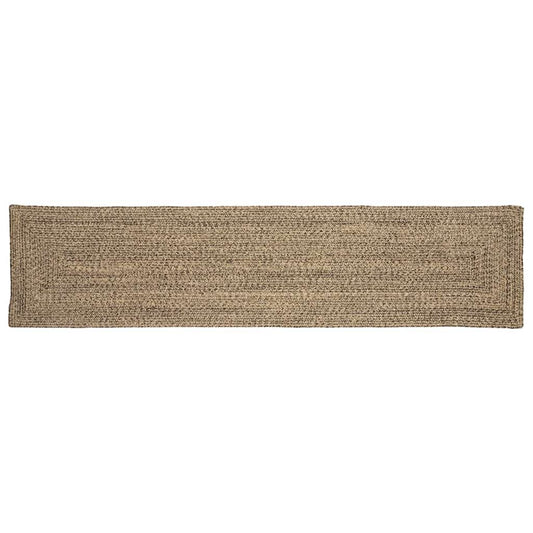 Vloerkleden Rechthoekig Naturel en Zwart 60 x 200 cm Jute is nu te koop bij PeponiXL, paradijselijk wonen!