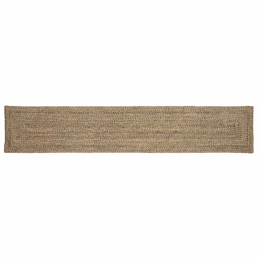 Vloerkleden Rechthoekig Naturel en Zwart 60 x 400 cm Jute is nu te koop bij PeponiXL, paradijselijk wonen!