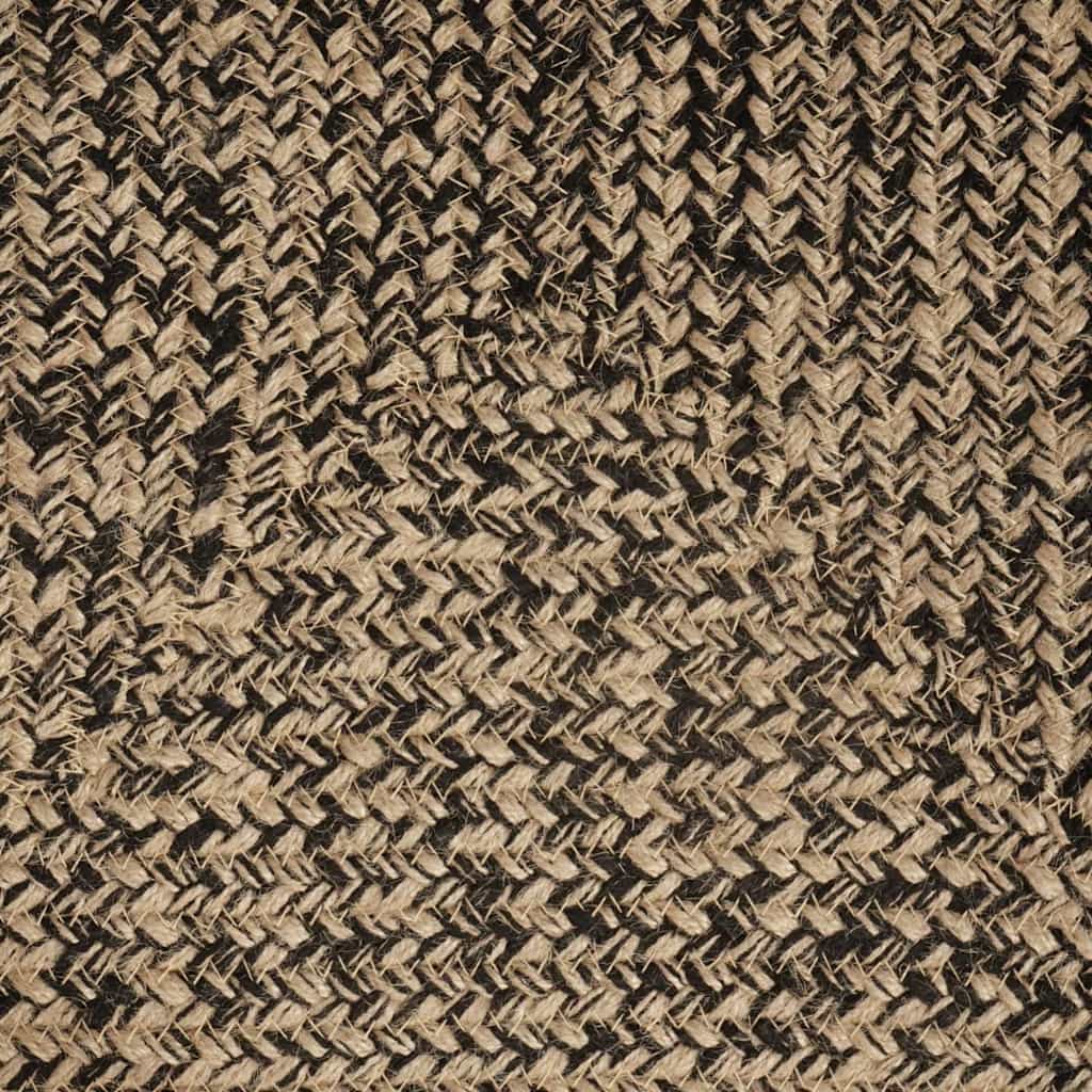 Vloerkleden Rechthoekig Naturel en Zwart 200 x 290 cm Jute is nu te koop bij PeponiXL, paradijselijk wonen!