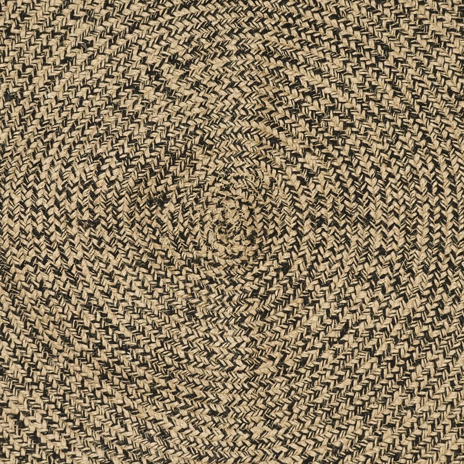 Vloerkleden Naturel en Zwart 60 x 110 cm Jute is nu te koop bij PeponiXL, paradijselijk wonen!