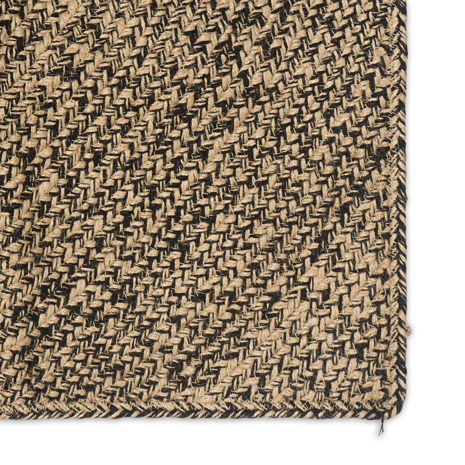 Vloerkleden Naturel en Zwart 120 x 170 cm Jute is nu te koop bij PeponiXL, paradijselijk wonen!