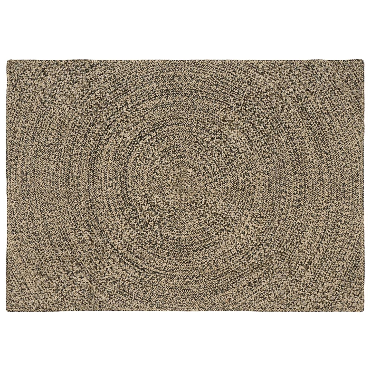 Vloerkleden Naturel en Zwart 120 x 170 cm Jute is nu te koop bij PeponiXL, paradijselijk wonen!
