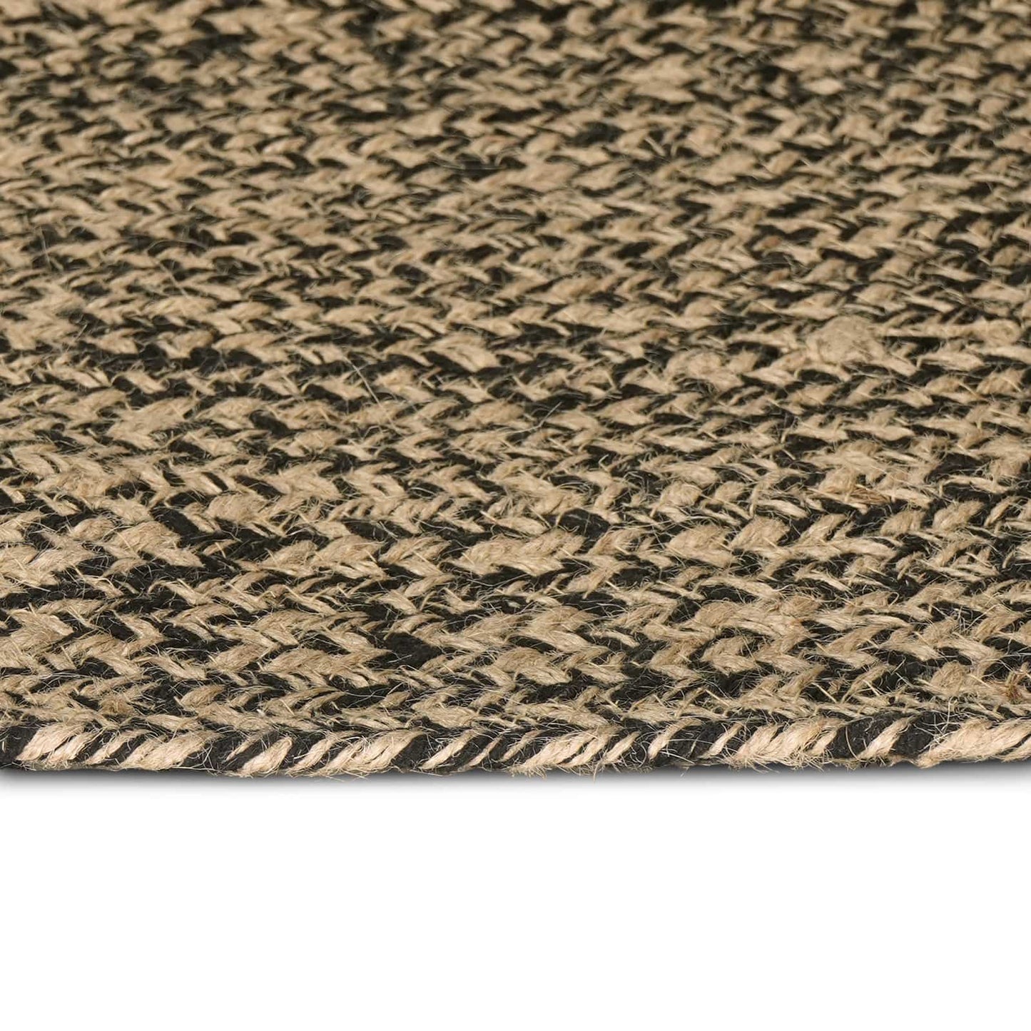 Vloerkleden Naturel en Zwart 140 x 200 cm Jute is nu te koop bij PeponiXL, paradijselijk wonen!