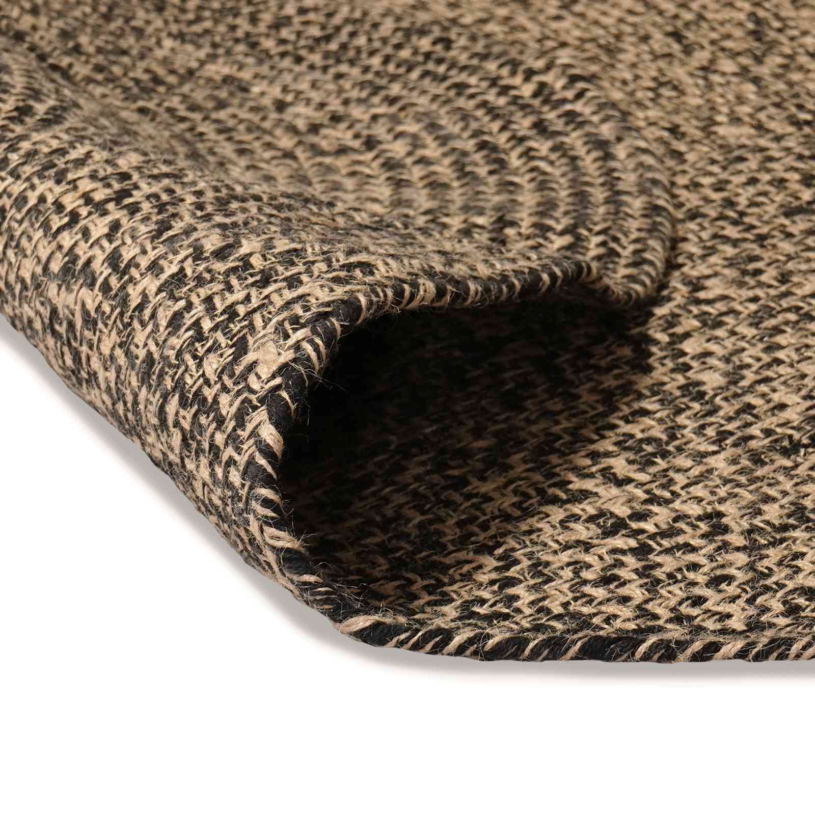 Vloerkleden Zwart 152 x 245 cm Jute is nu te koop bij PeponiXL, paradijselijk wonen!