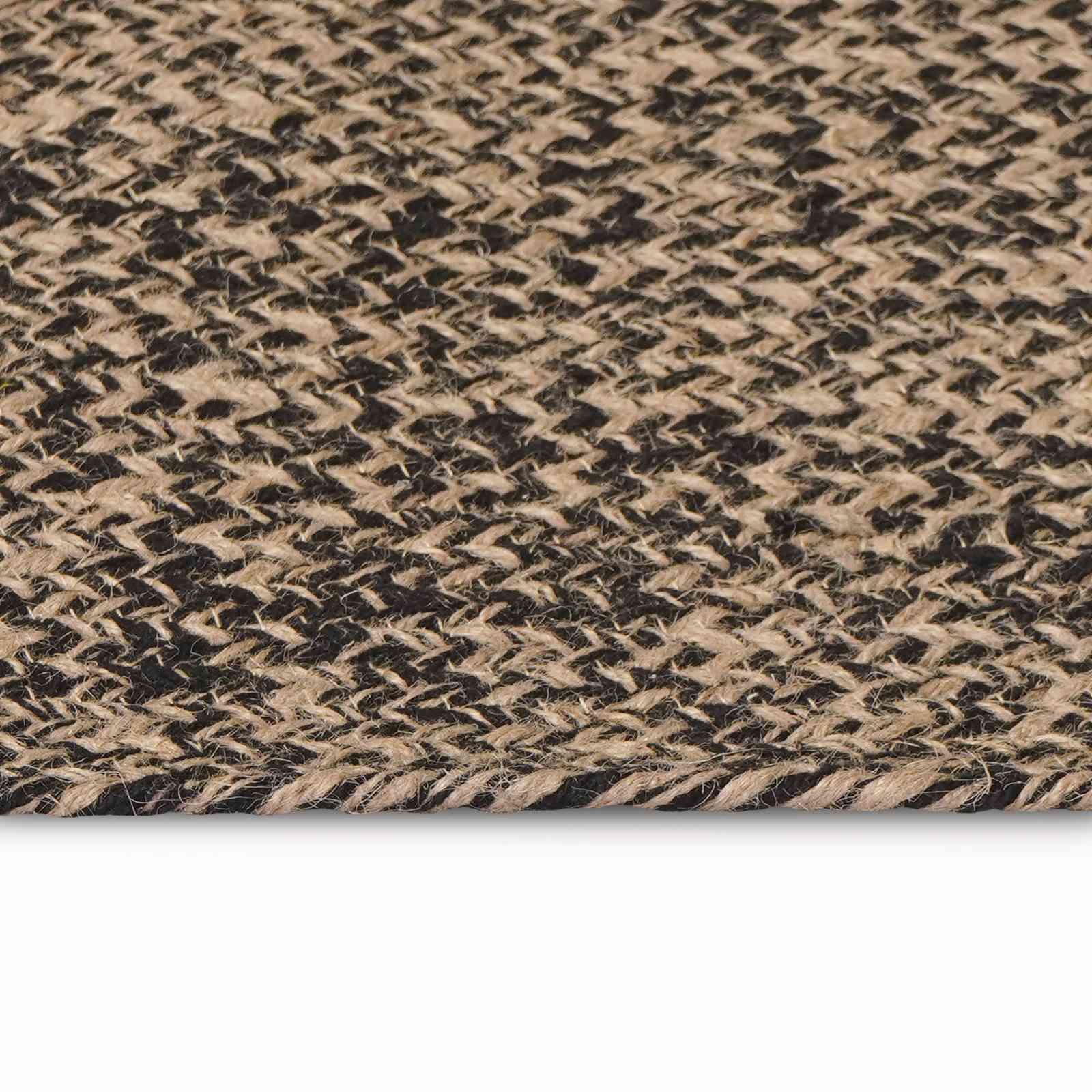 Vloerkleden Zwart 152 x 245 cm Jute is nu te koop bij PeponiXL, paradijselijk wonen!
