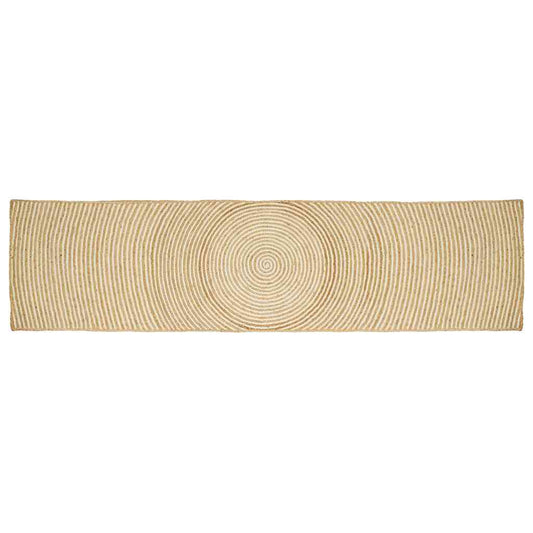 Vloerkleed Natuurlijk en Wit 60 x 400 cm Jute is nu te koop bij PeponiXL, paradijselijk wonen!