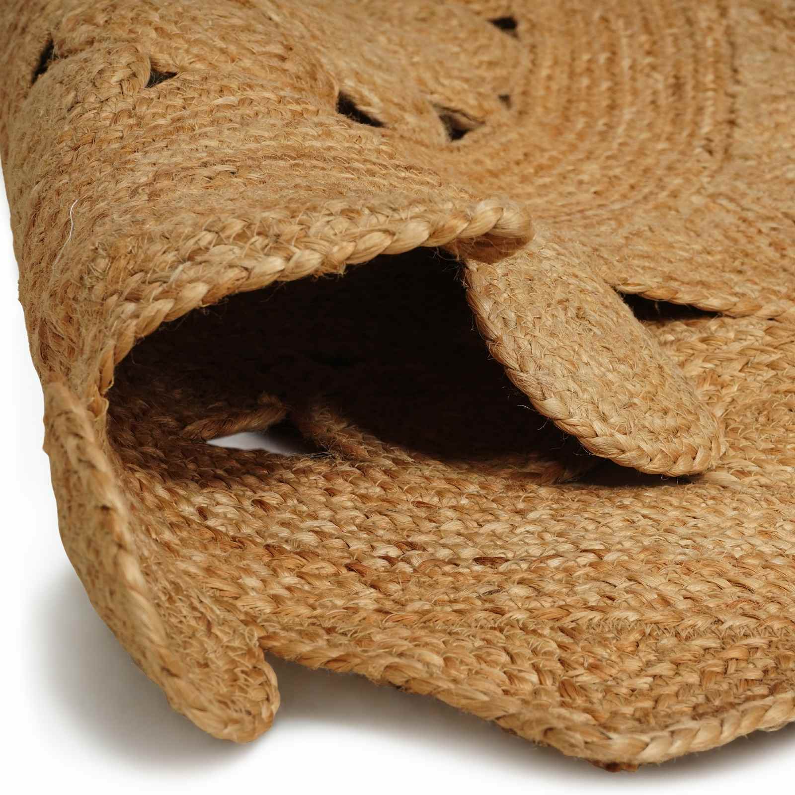 Tapijt Bruin Ø 180 cm Jute is nu te koop bij PeponiXL, paradijselijk wonen!