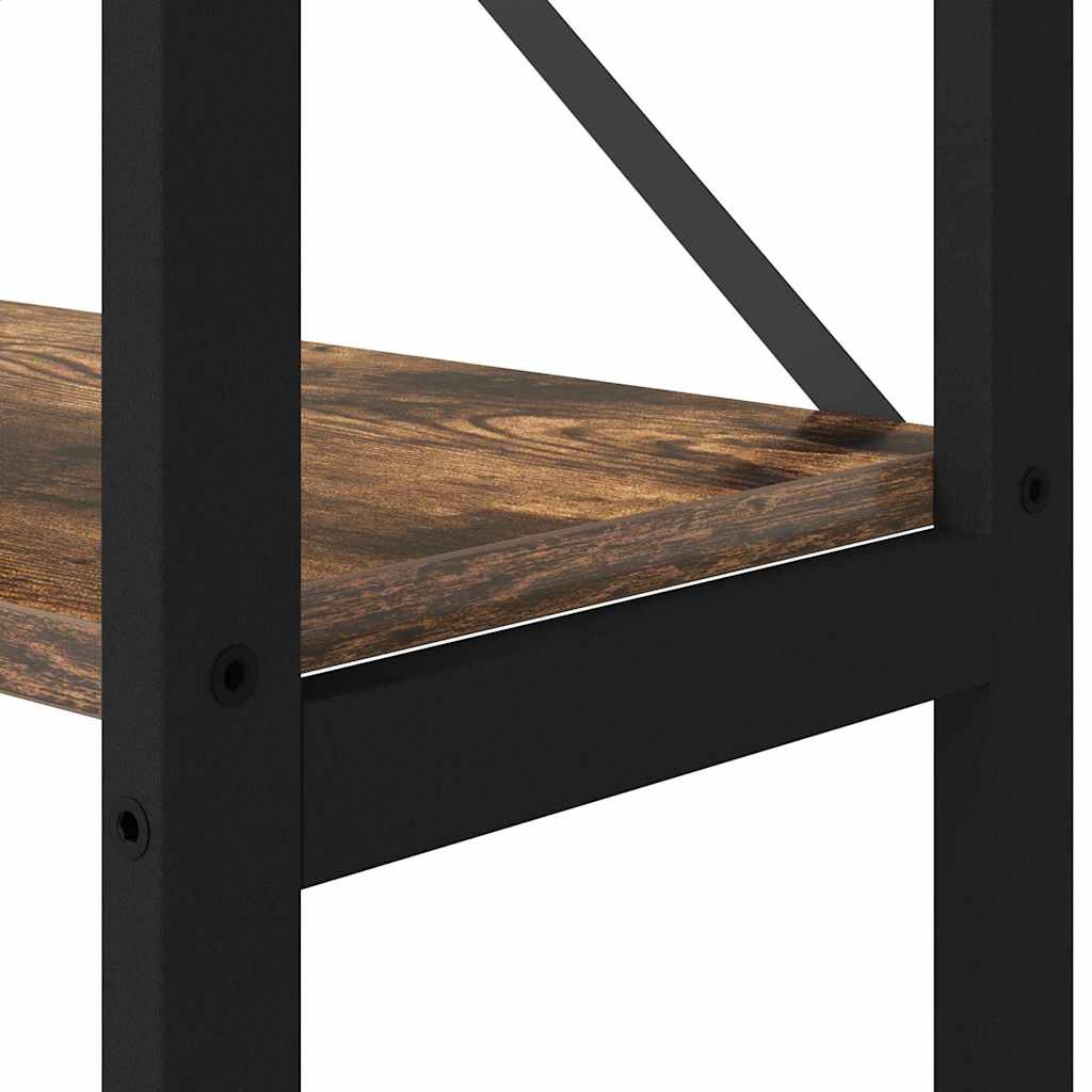 Boekenkast Sonoma Eiken 156 x 25 x 167 cm Bewerkt hout is nu te koop bij PeponiXL, paradijselijk wonen!