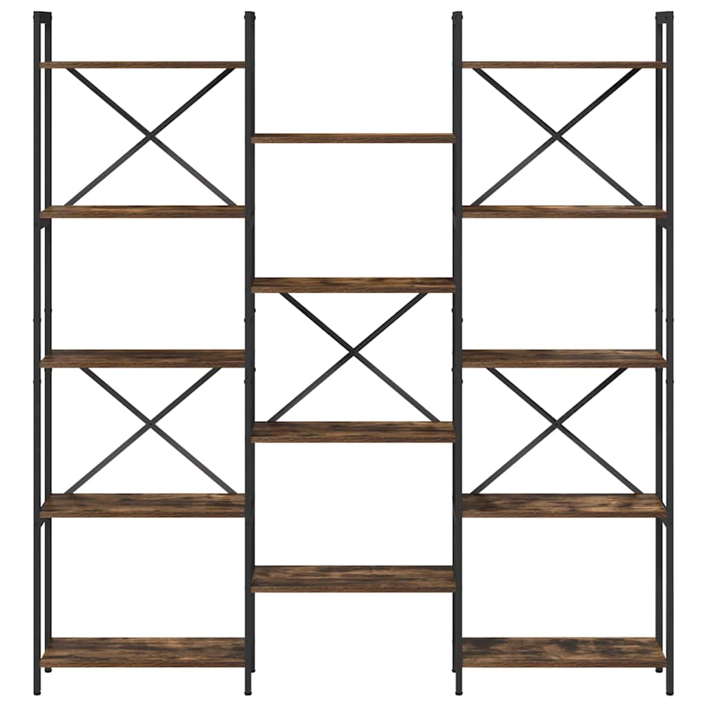 Boekenkast Sonoma Eiken 156 x 25 x 167 cm Bewerkt hout is nu te koop bij PeponiXL, paradijselijk wonen!