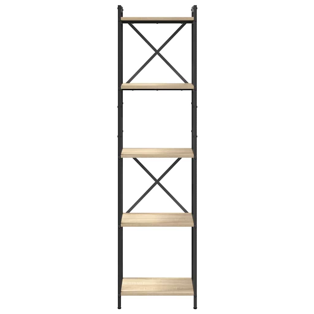 Boekenkast Sonoma Eiken 40 x 30 x 155 cm Bewerkt hout is nu te koop bij PeponiXL, paradijselijk wonen!