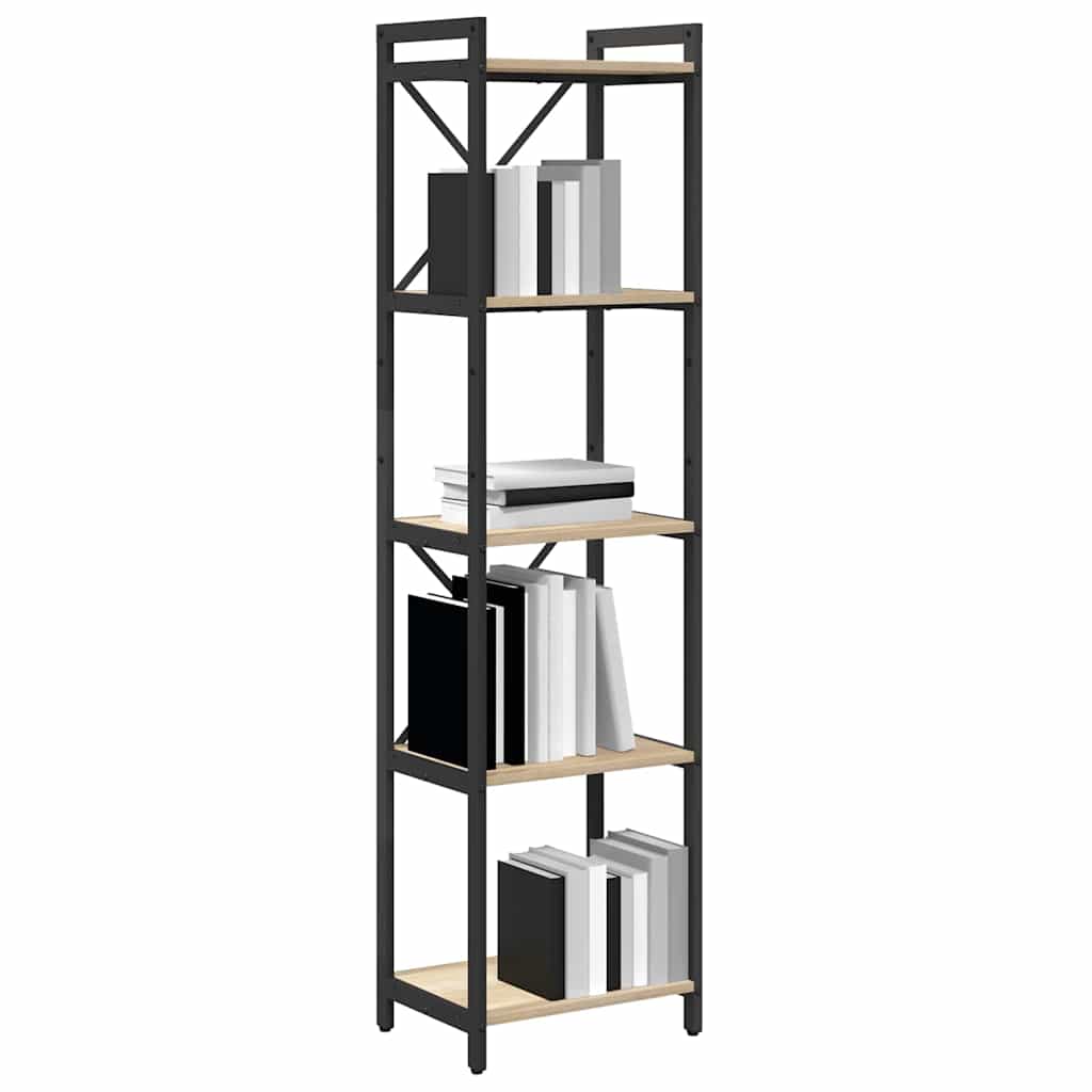 Boekenkast Sonoma Eiken 40 x 30 x 155 cm Bewerkt hout is nu te koop bij PeponiXL, paradijselijk wonen!
