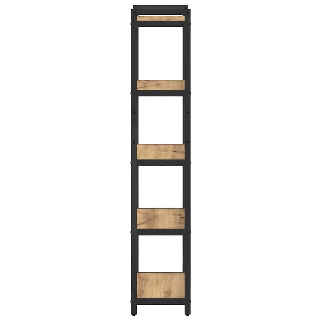 Boekenkast Artisan Eiken 40 x 30 x 155 cm Bewerkt hout is nu te koop bij PeponiXL, paradijselijk wonen!