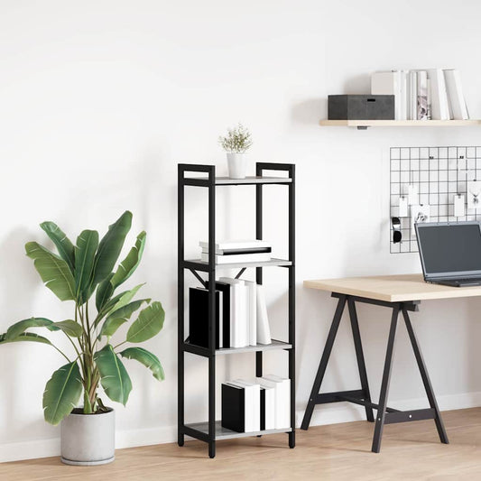 Boekenkast Grijs sonoma 40 x 30 x 85 cm Bewerkt hout is nu te koop bij PeponiXL, paradijselijk wonen!
