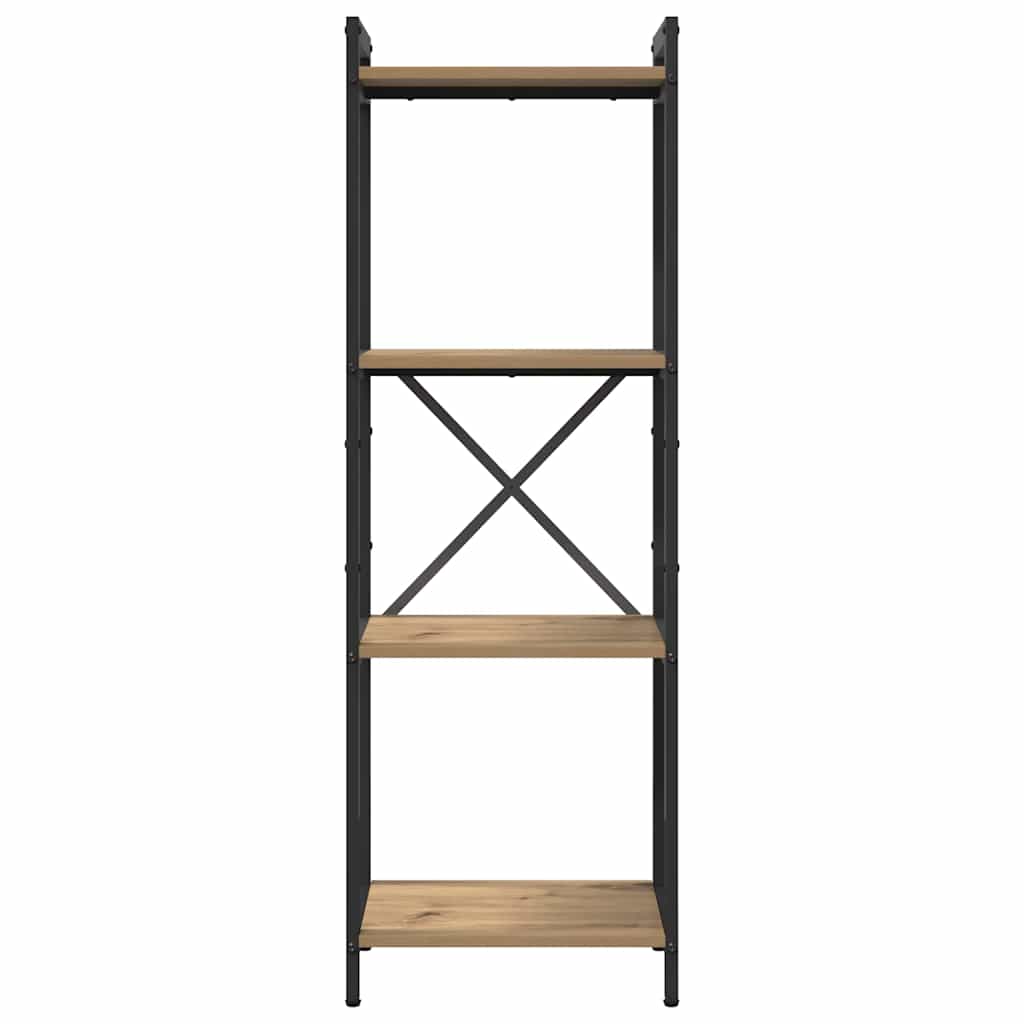 Boekenkast Artisan Eiken 40 x 30 x 85 cm Bewerkt hout is nu te koop bij PeponiXL, paradijselijk wonen!